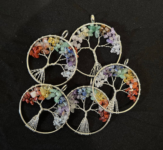 Chakra Tree of Life Pendant