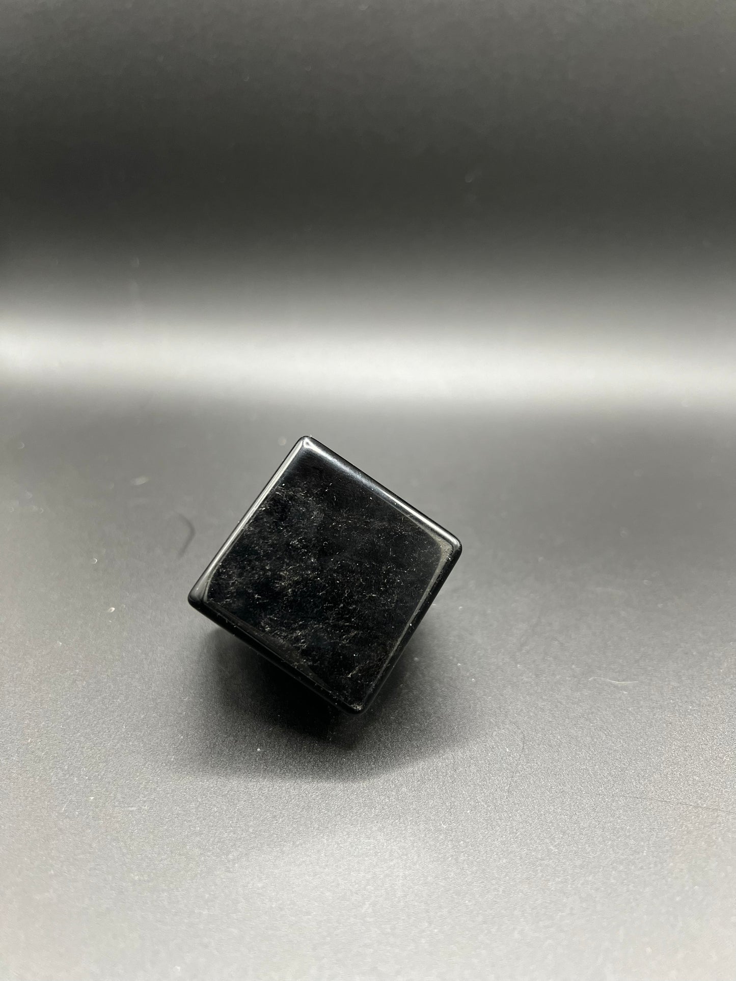 Black Obsidian Cube