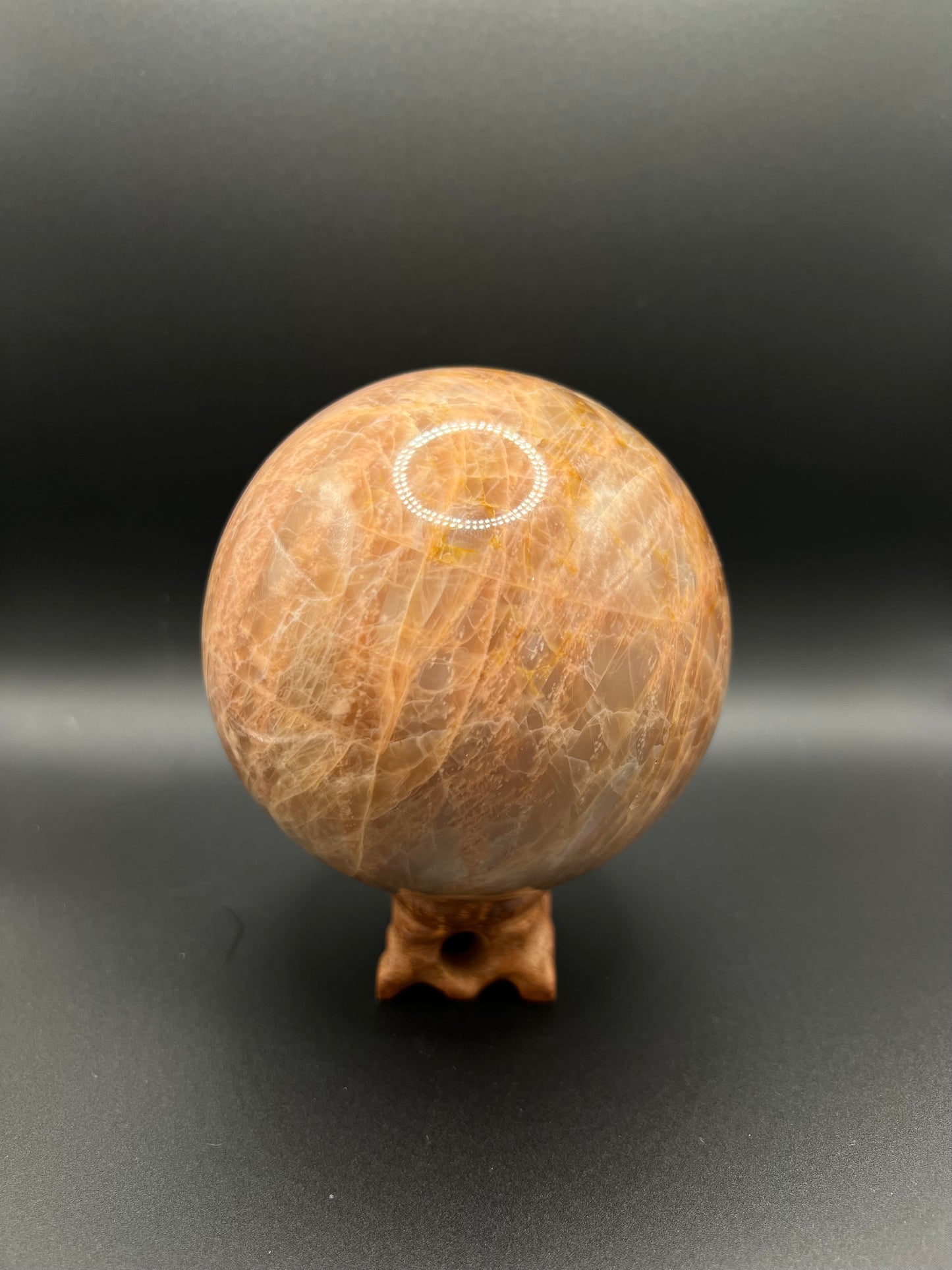 Peach Moonstone Sphere