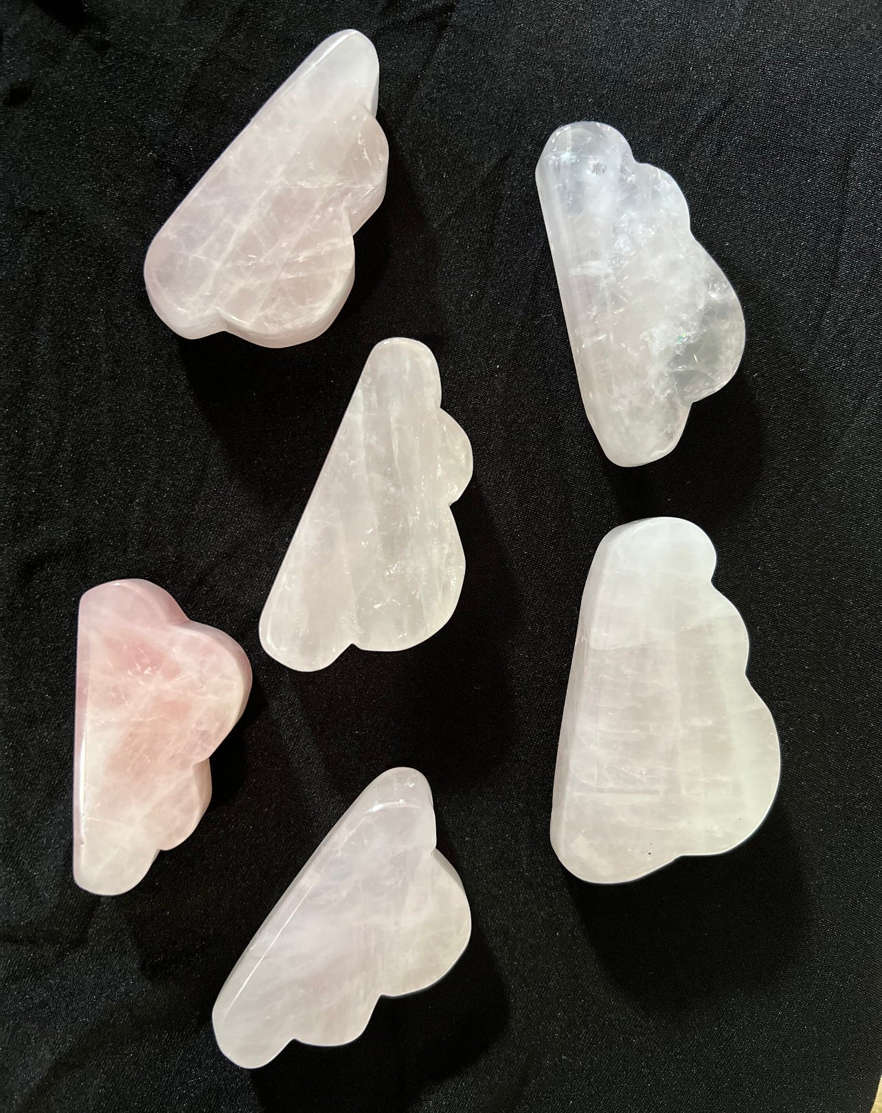 Rose Quartz Cloud Carving