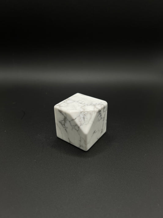 Howlite Cube