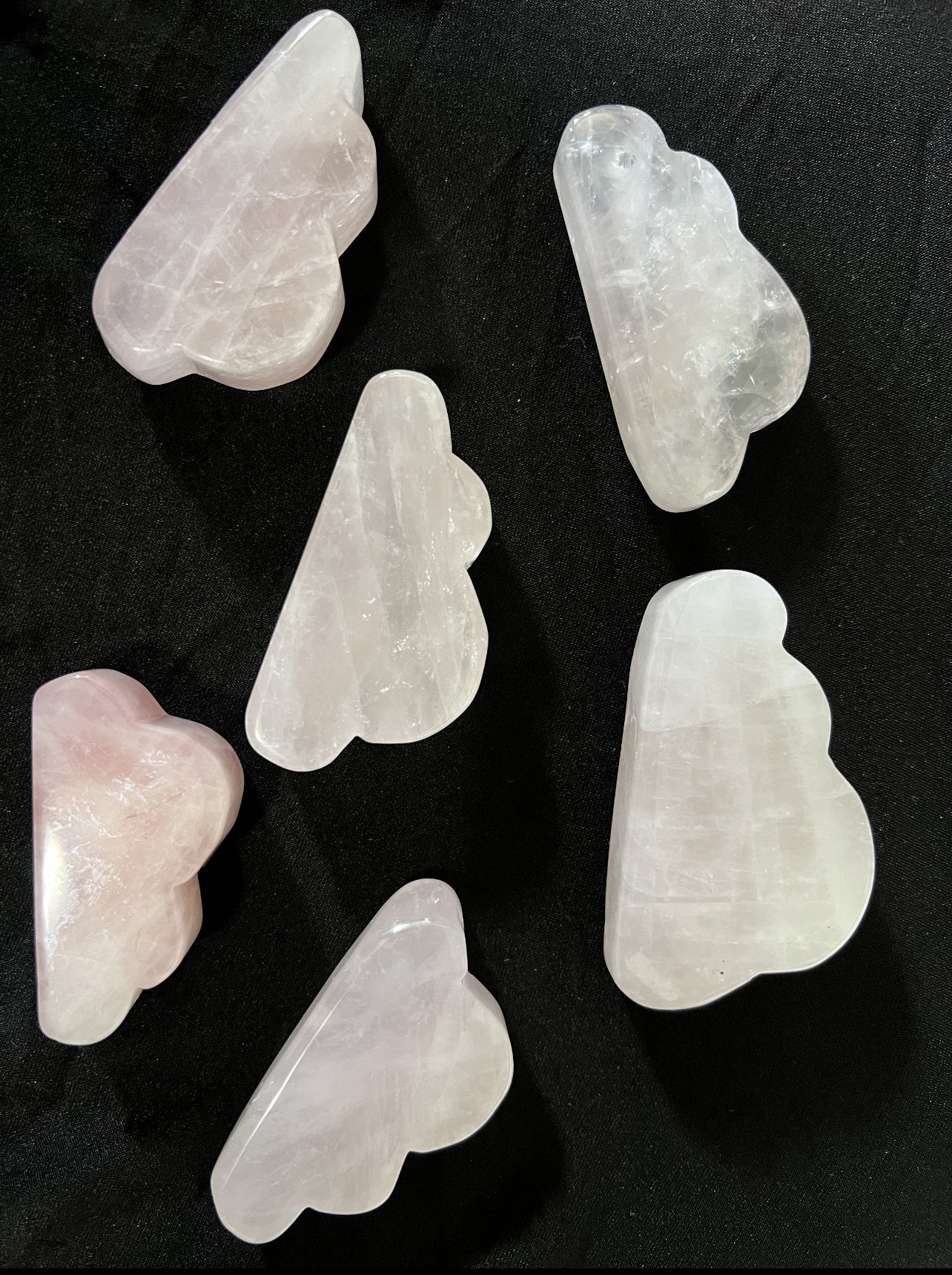 Rose Quartz Cloud Carving