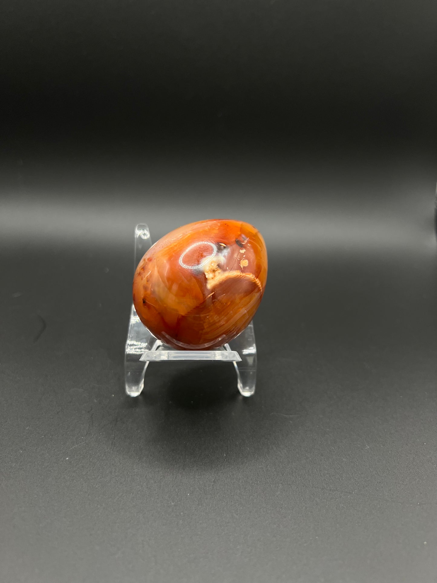 Carnelian Egg Carving