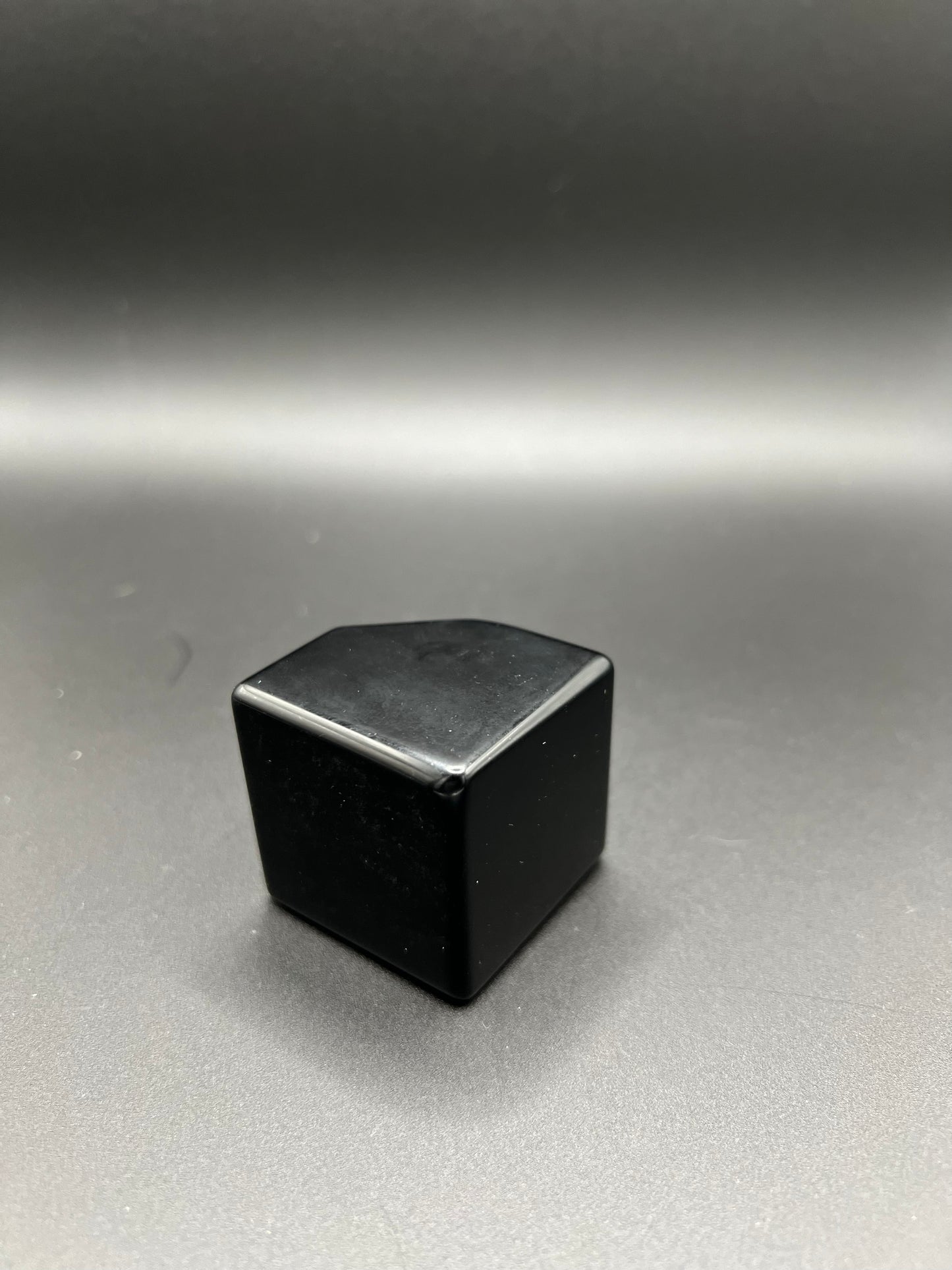 Black Obsidian Cube