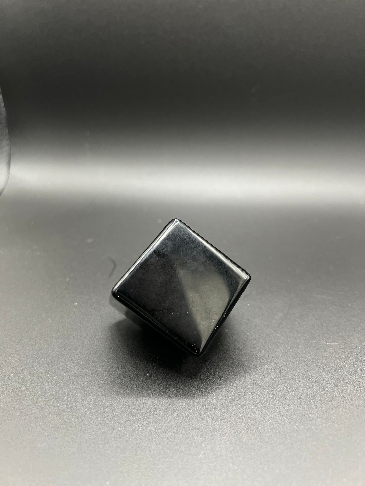 Black Obsidian Cube