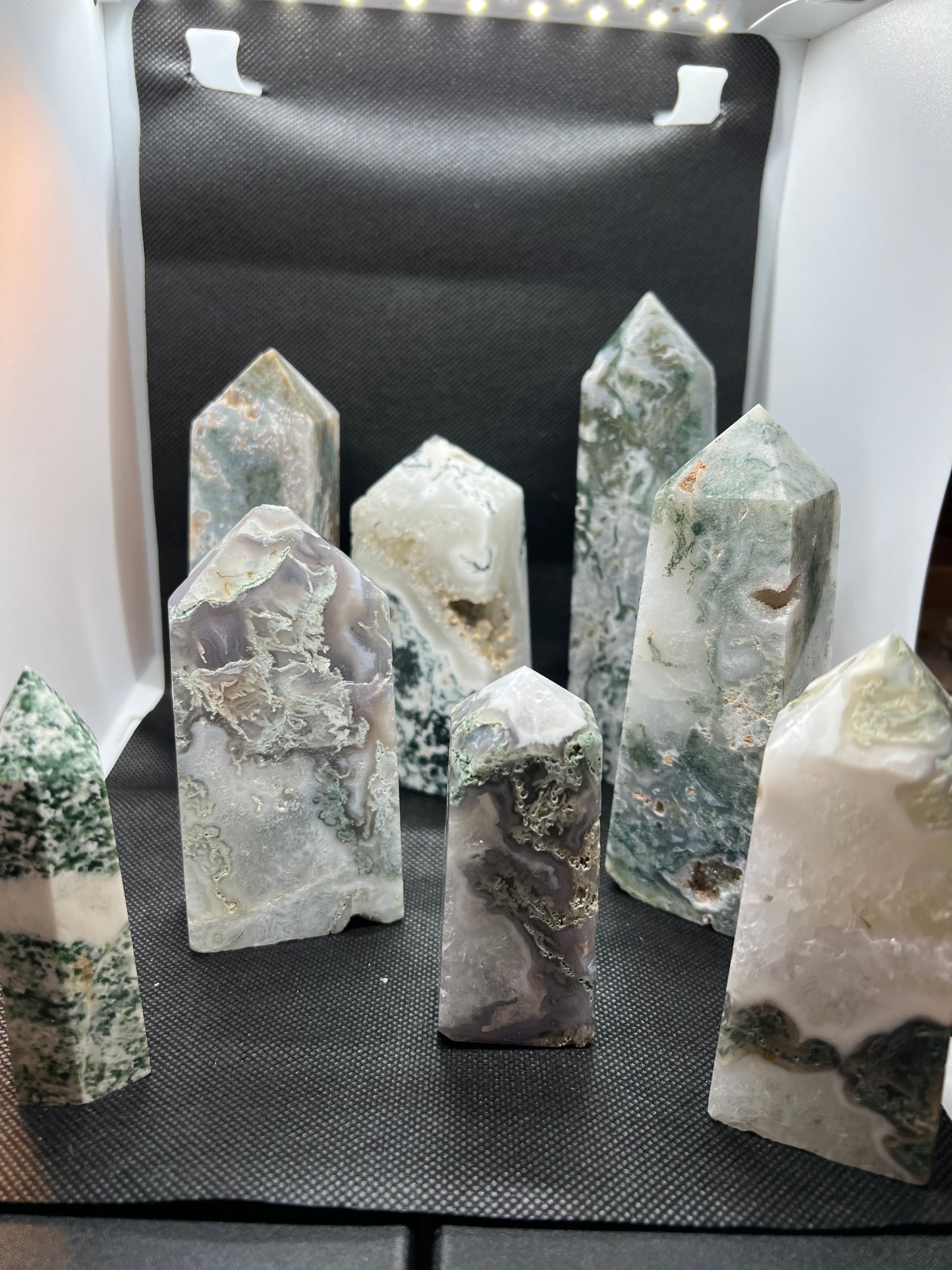 Moss Agate Towers