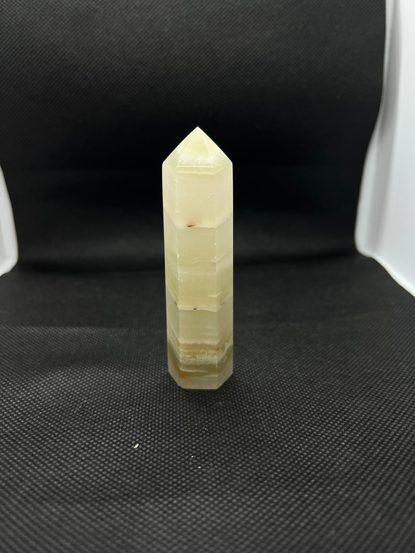 Banded Green Onyx Tower