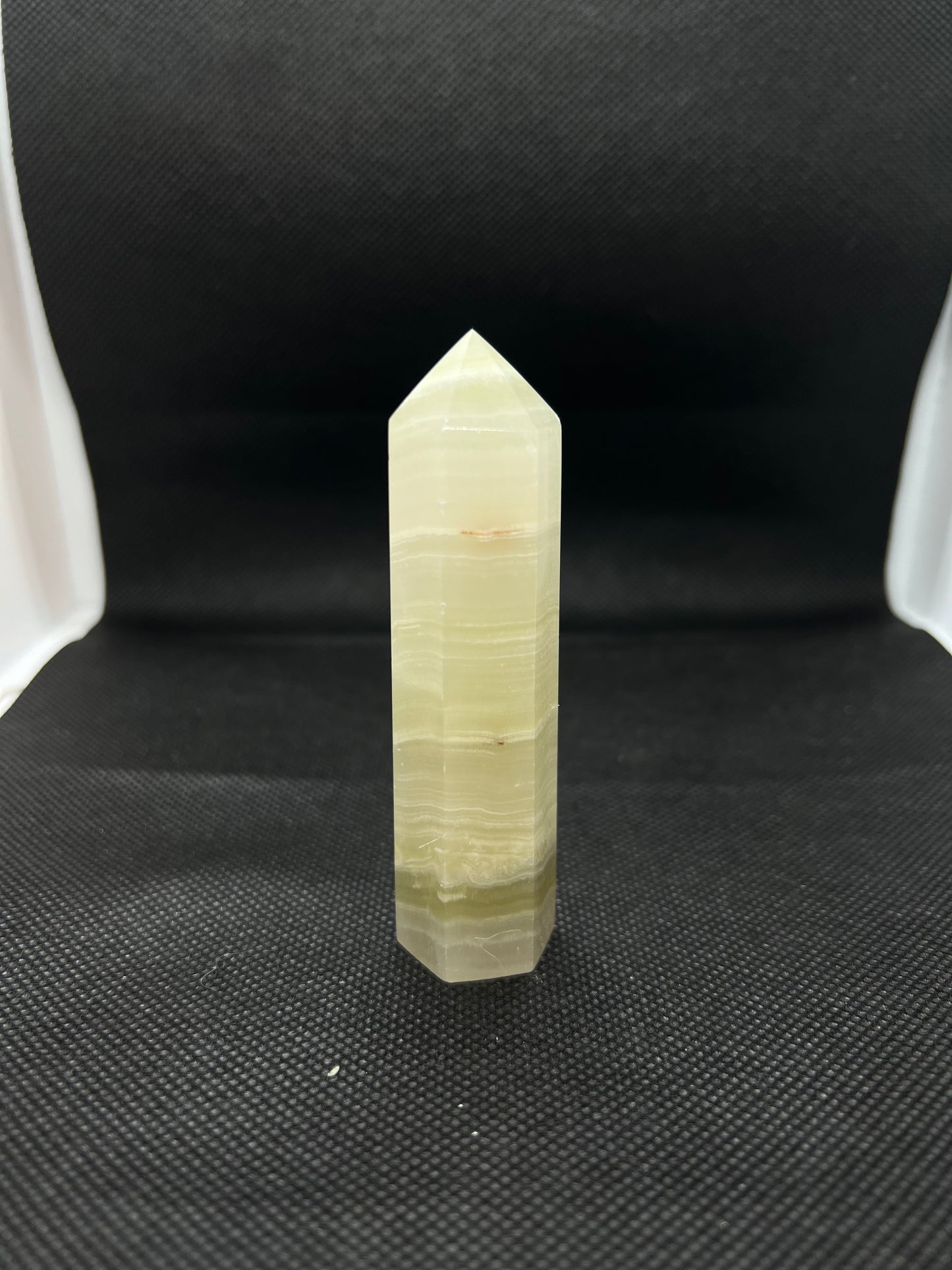 Banded Green Onyx Tower