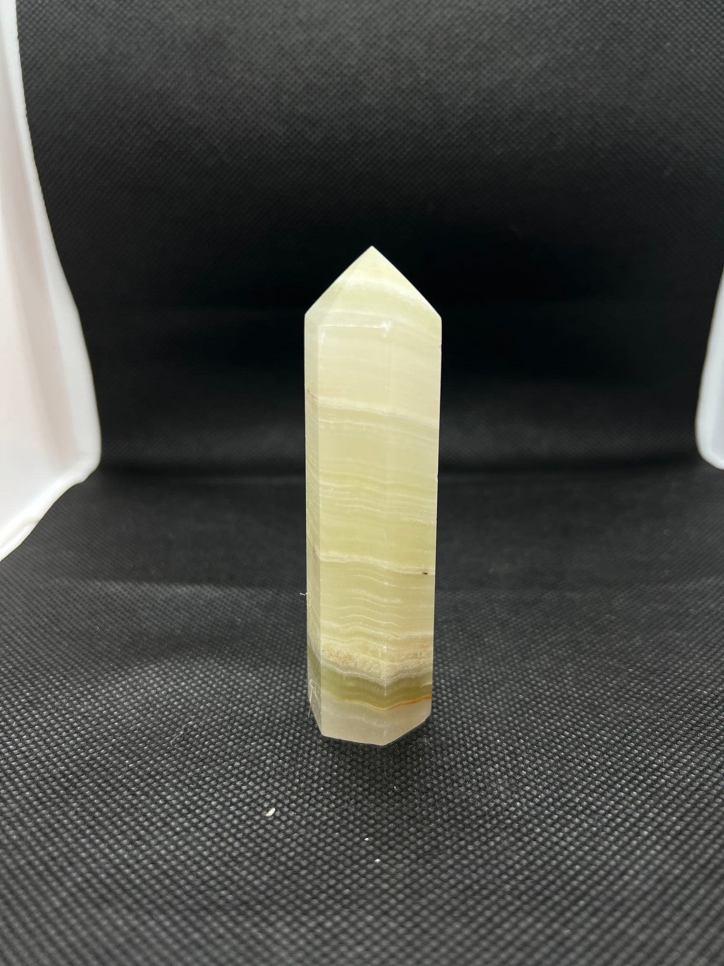 Banded Green Onyx Tower