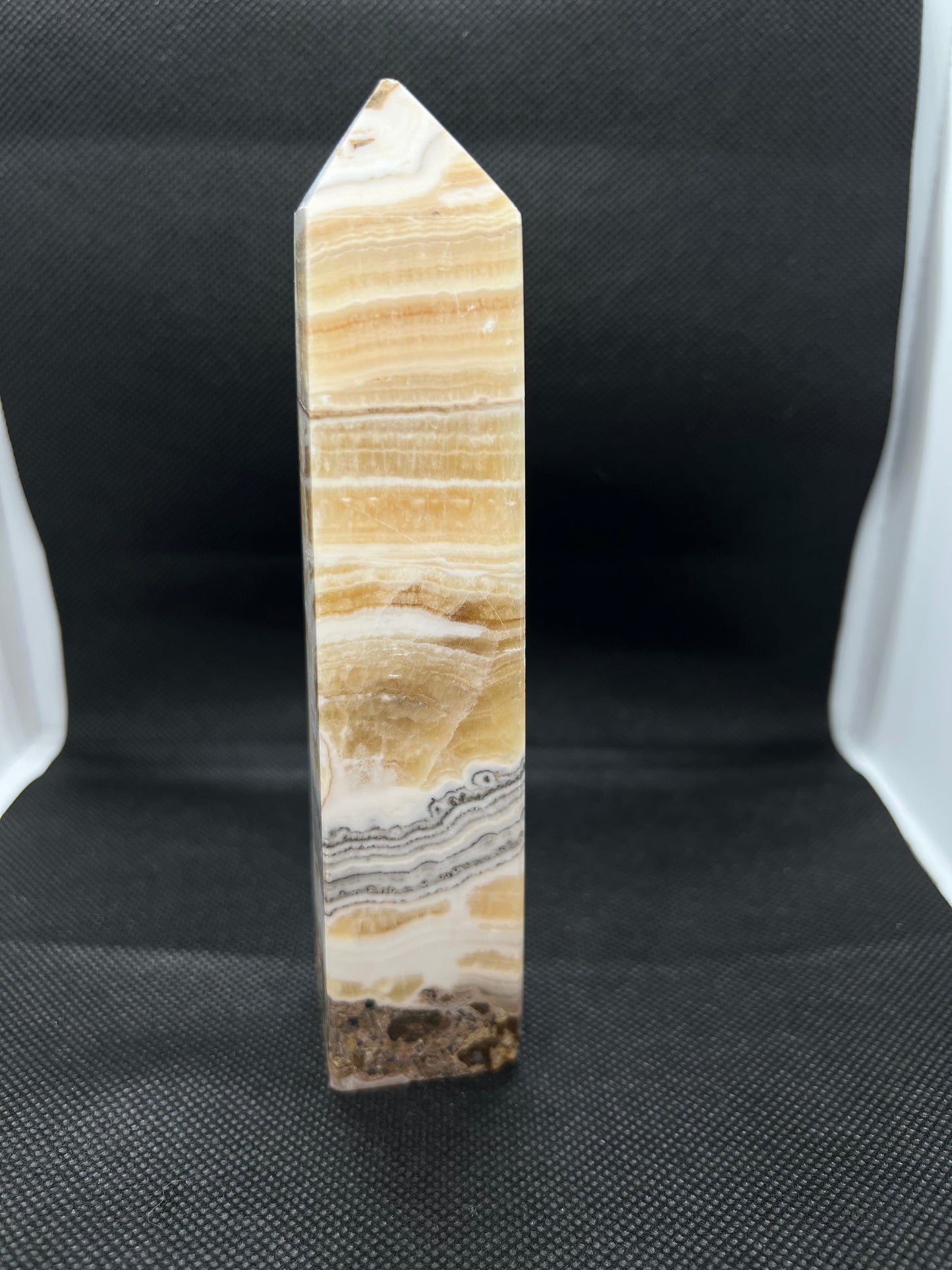 Orange Banded Calcite Tower