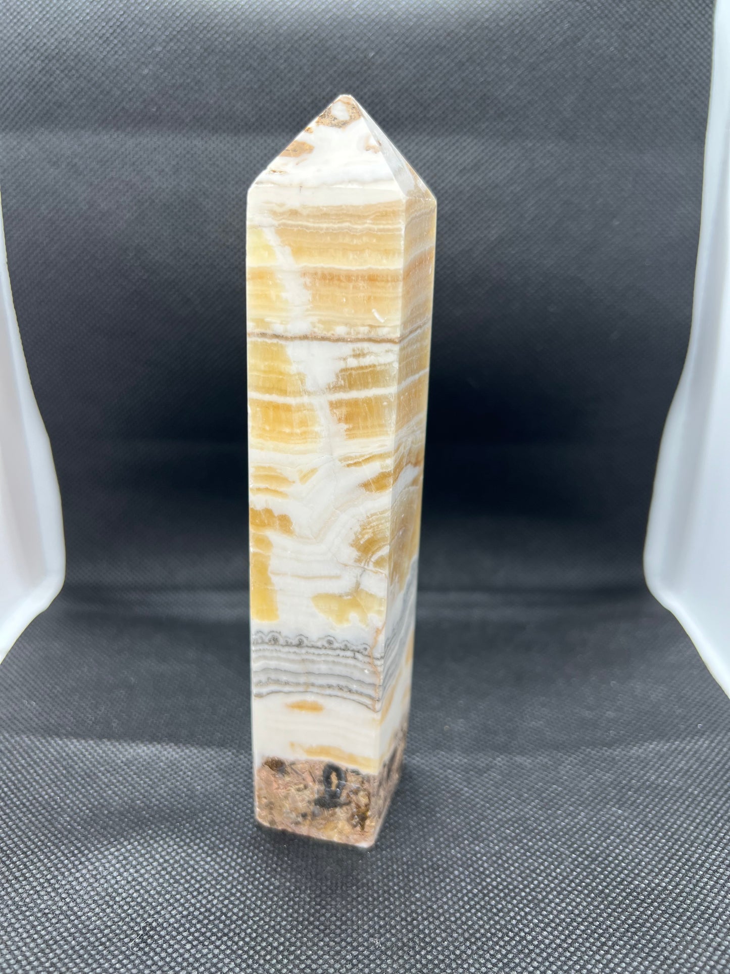 Orange Banded Calcite Tower