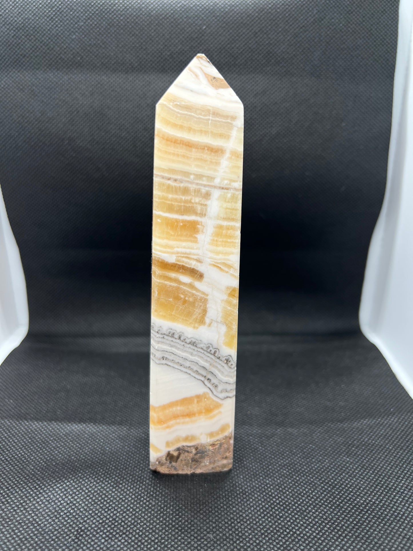 Orange Banded Calcite Tower