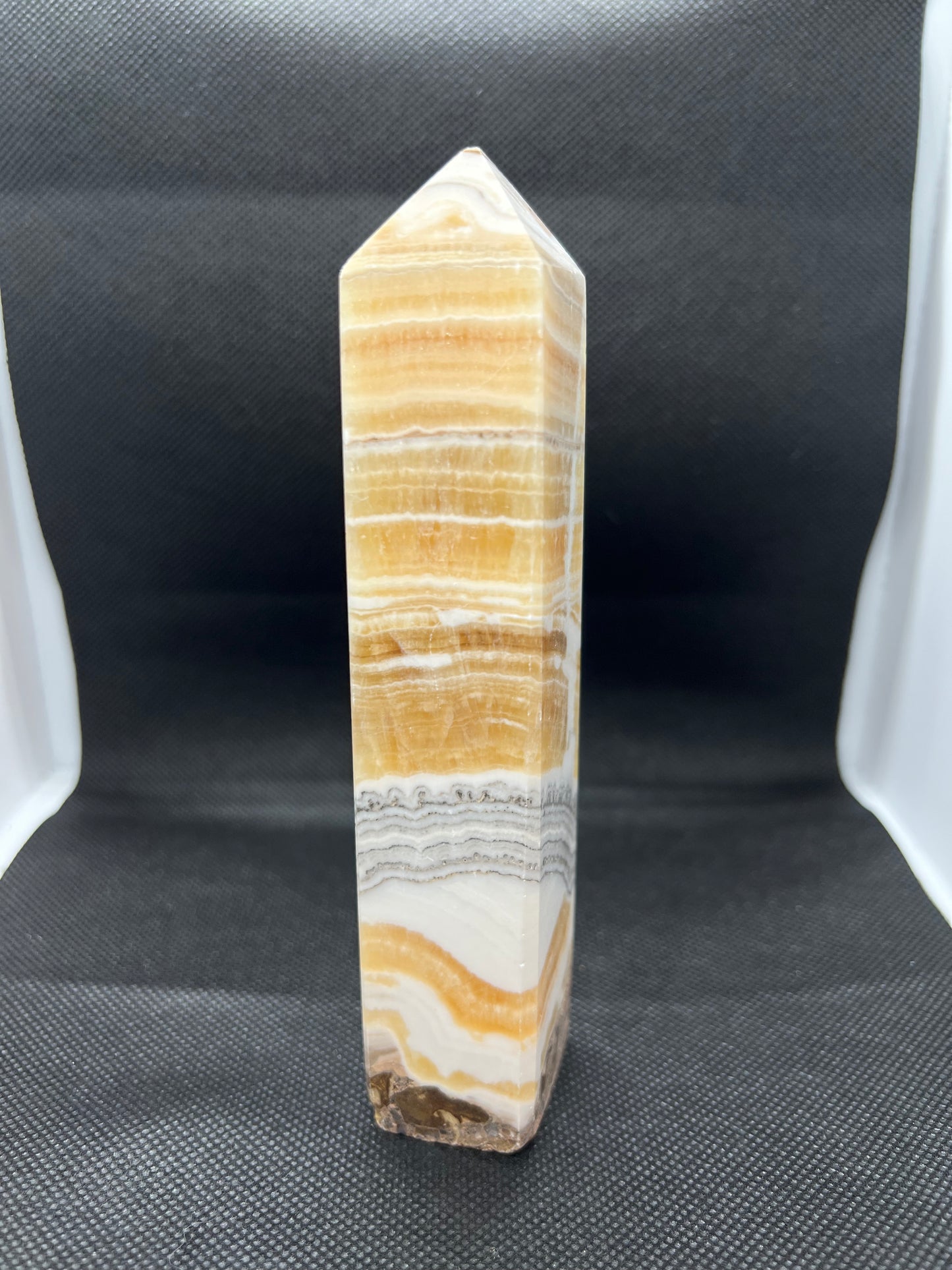 Orange Banded Calcite Tower