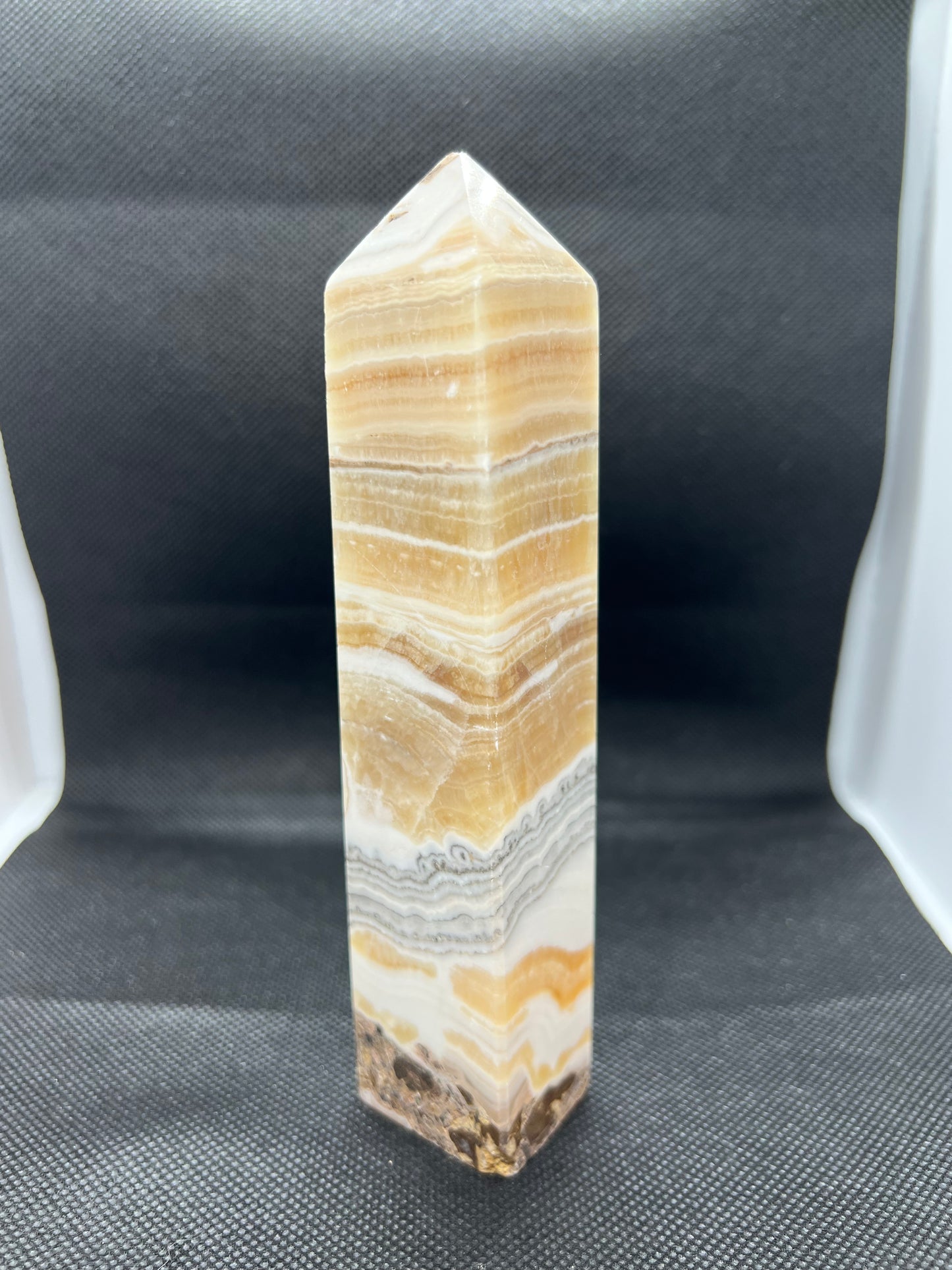 Orange Banded Calcite Tower