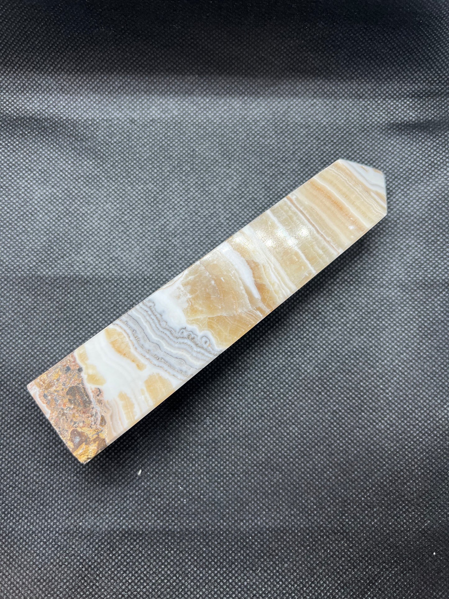 Orange Banded Calcite Tower