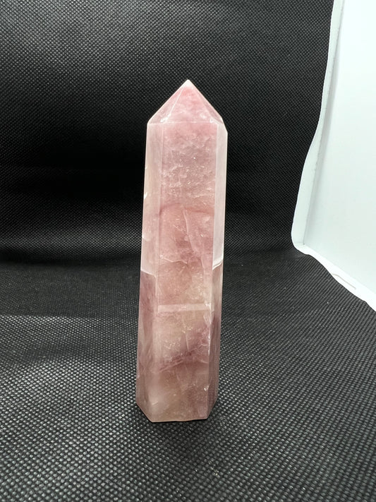 Smokey Rose Quartz Tower