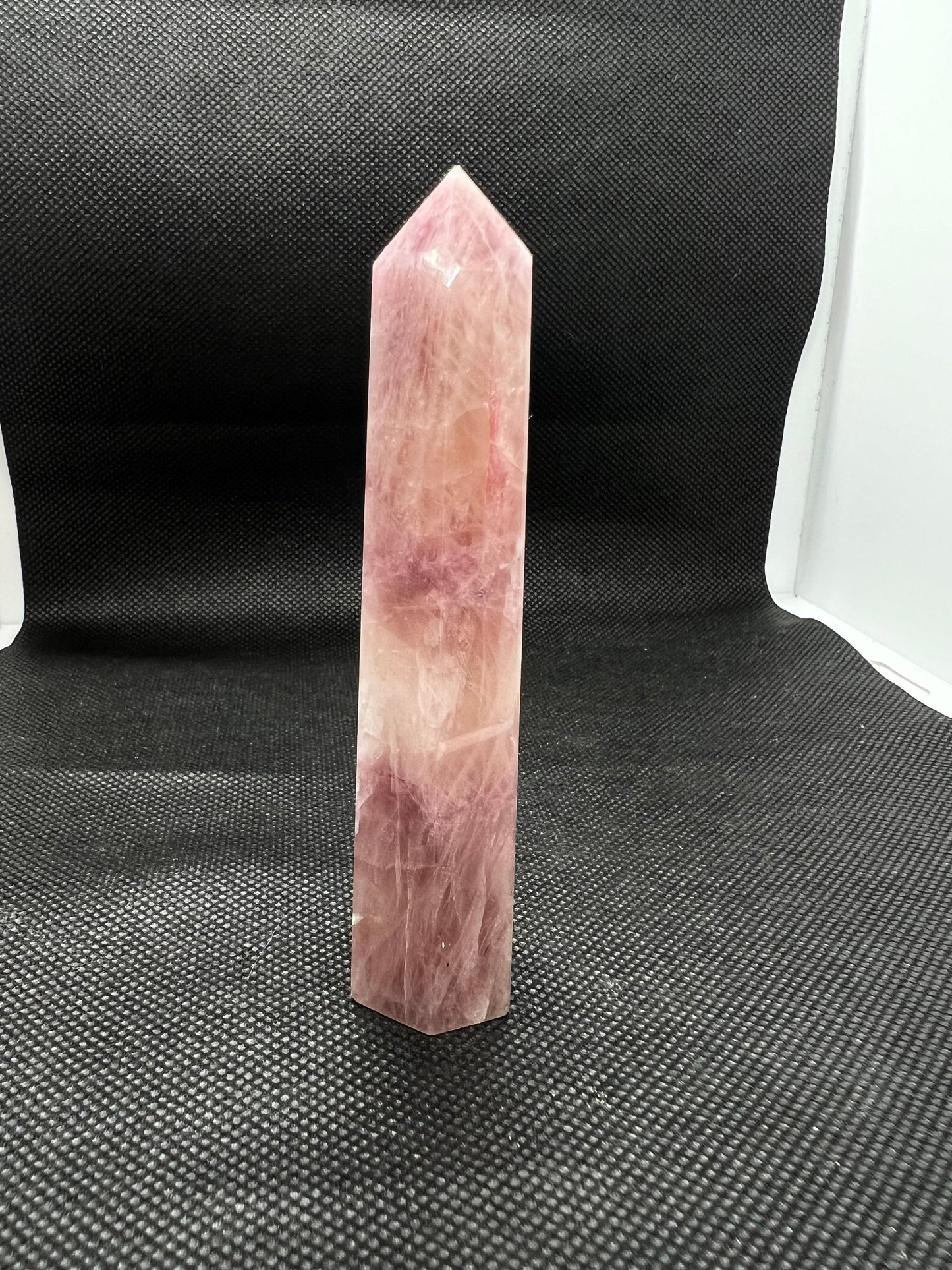 Smokey Rose Quartz Tower