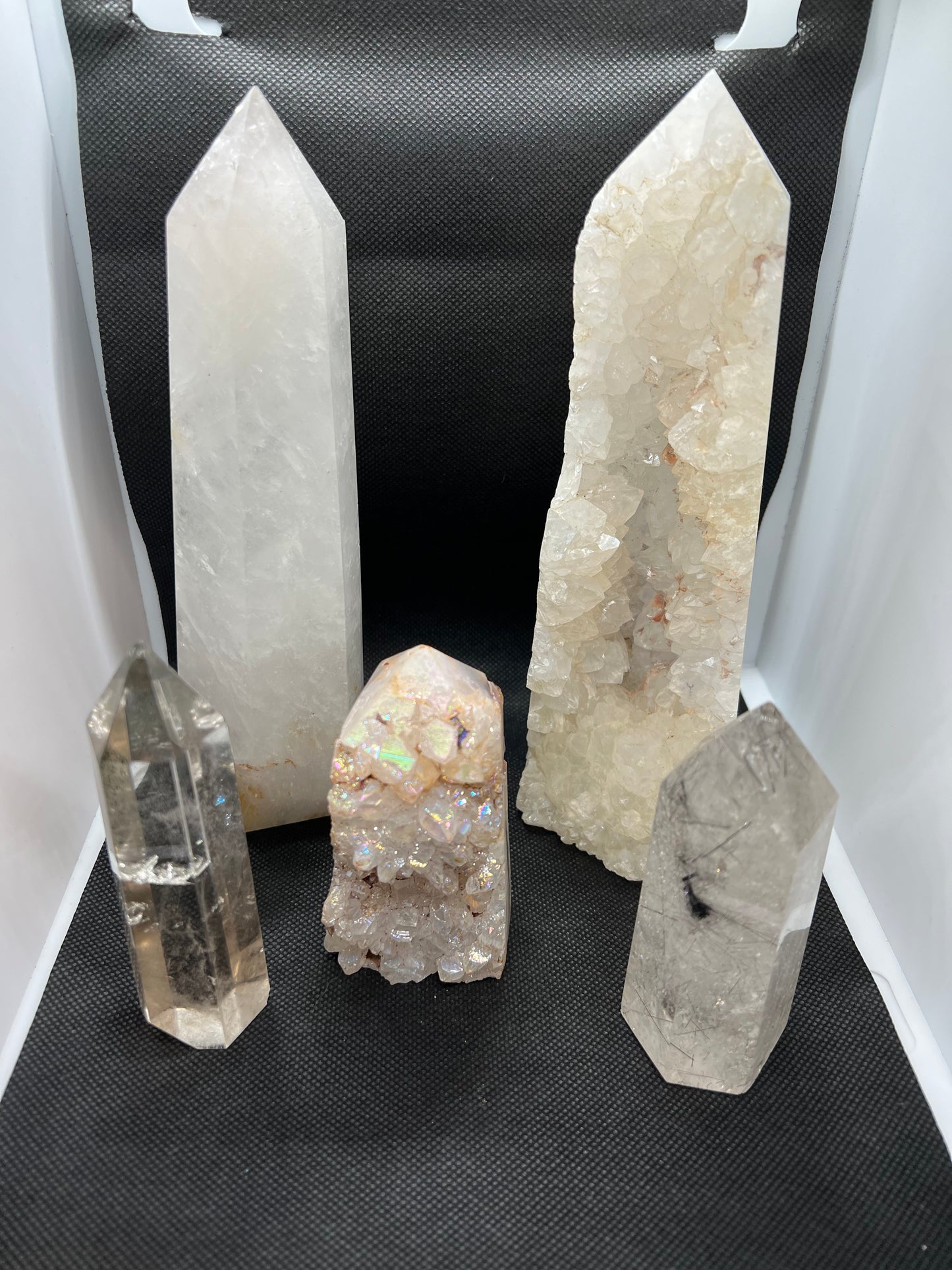 Clear Quartz Towers