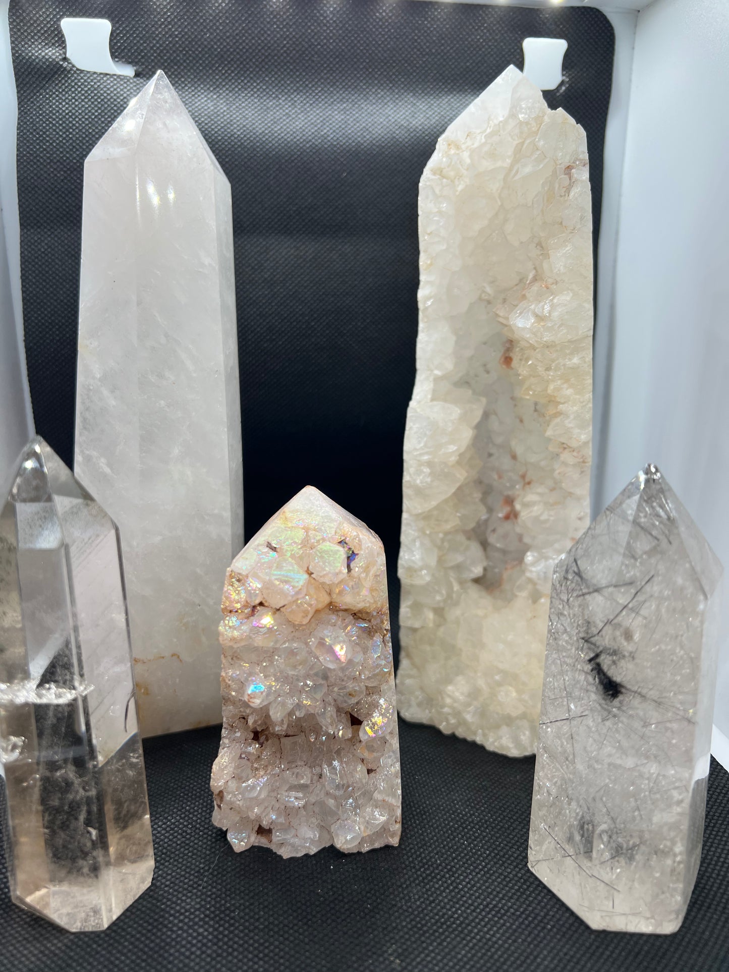 Clear Quartz Towers