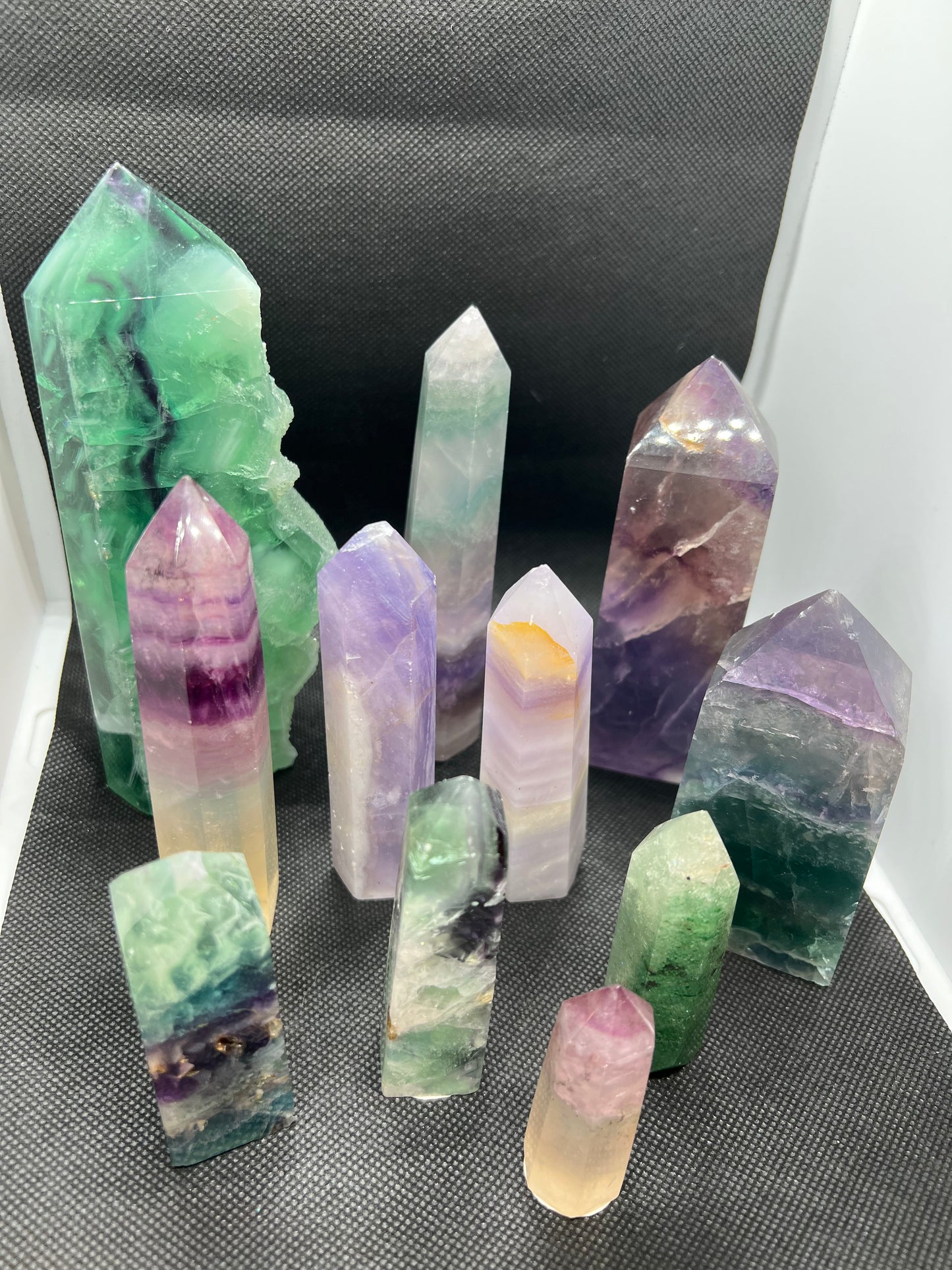 Rainbow Flourite Towers