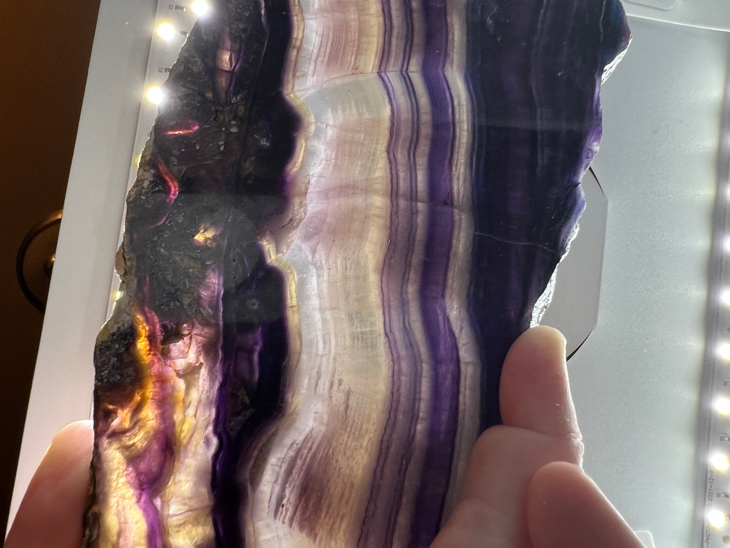 Rainbow Flourite Slab