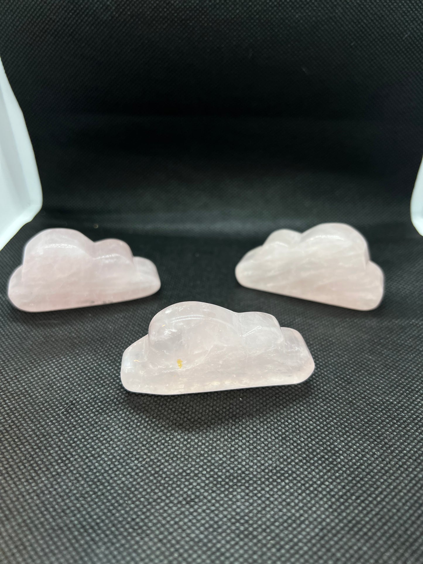 Rose Quartz Cloud Carving