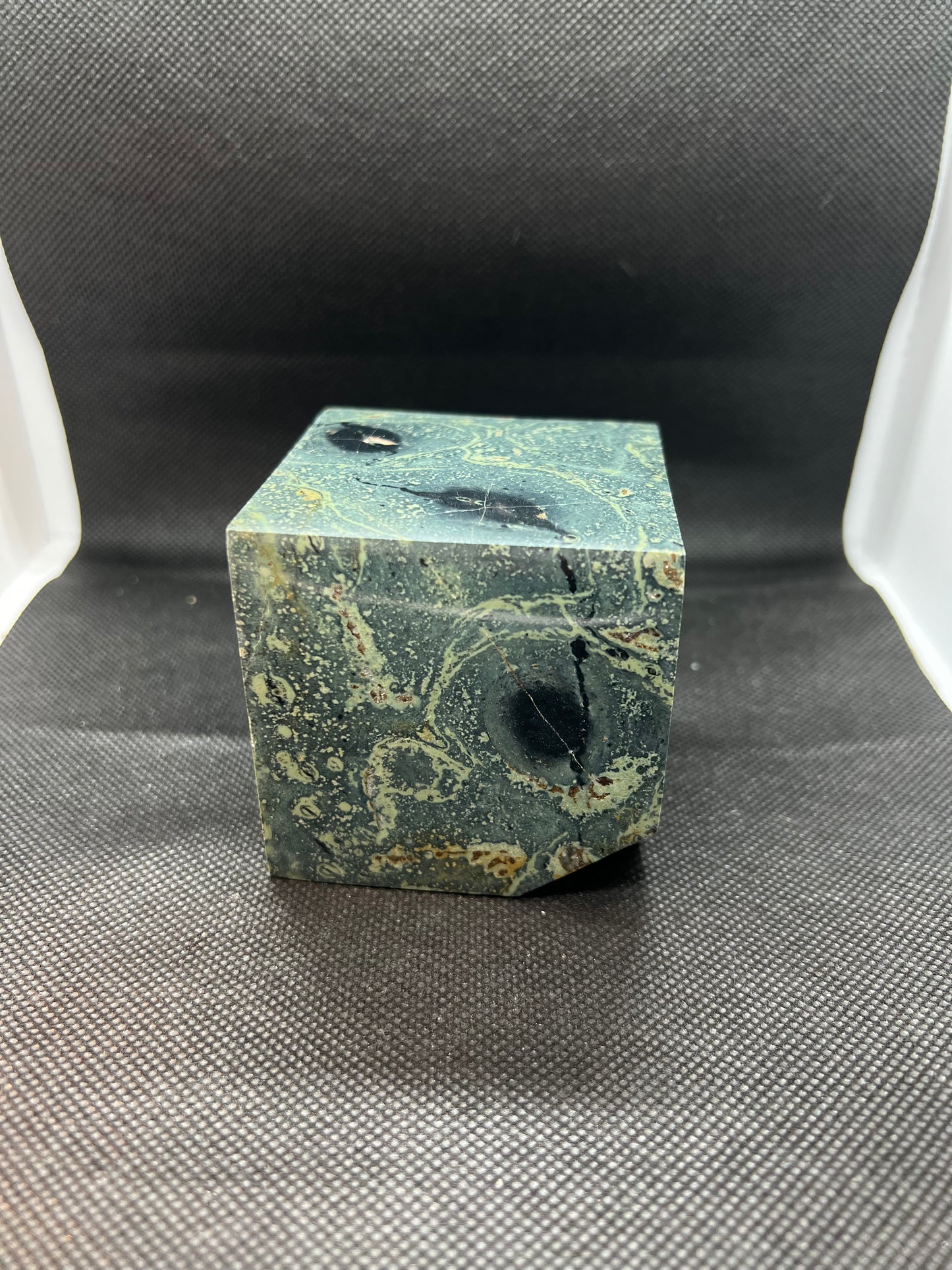 Kambaba Jasper “Crocodile Jasper” Cube