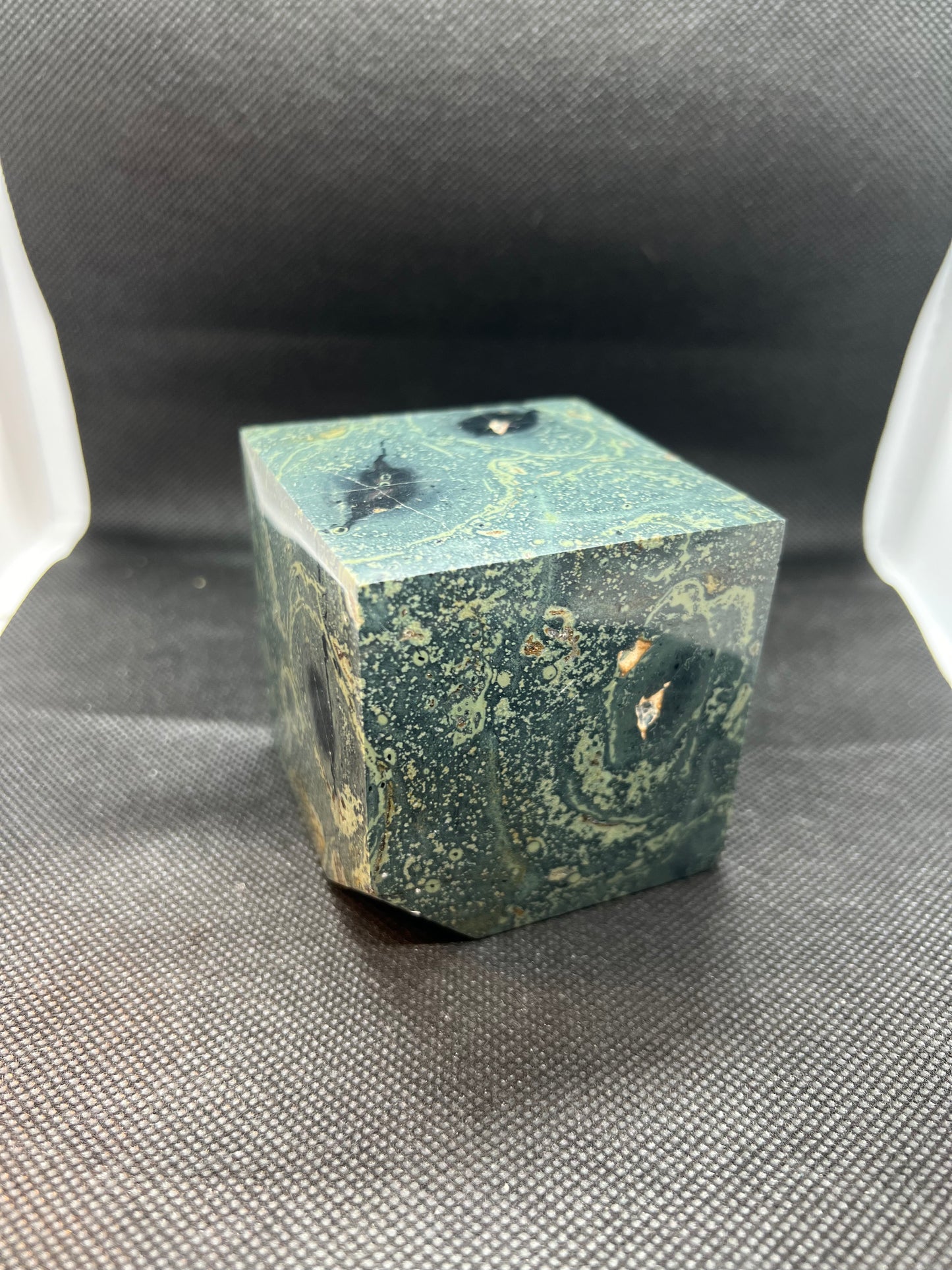 Kambaba Jasper “Crocodile Jasper” Cube