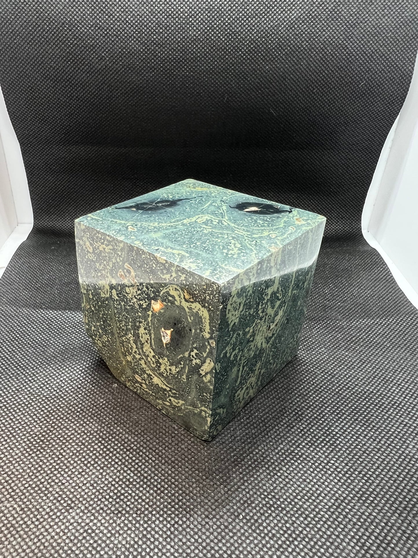 Kambaba Jasper “Crocodile Jasper” Cube