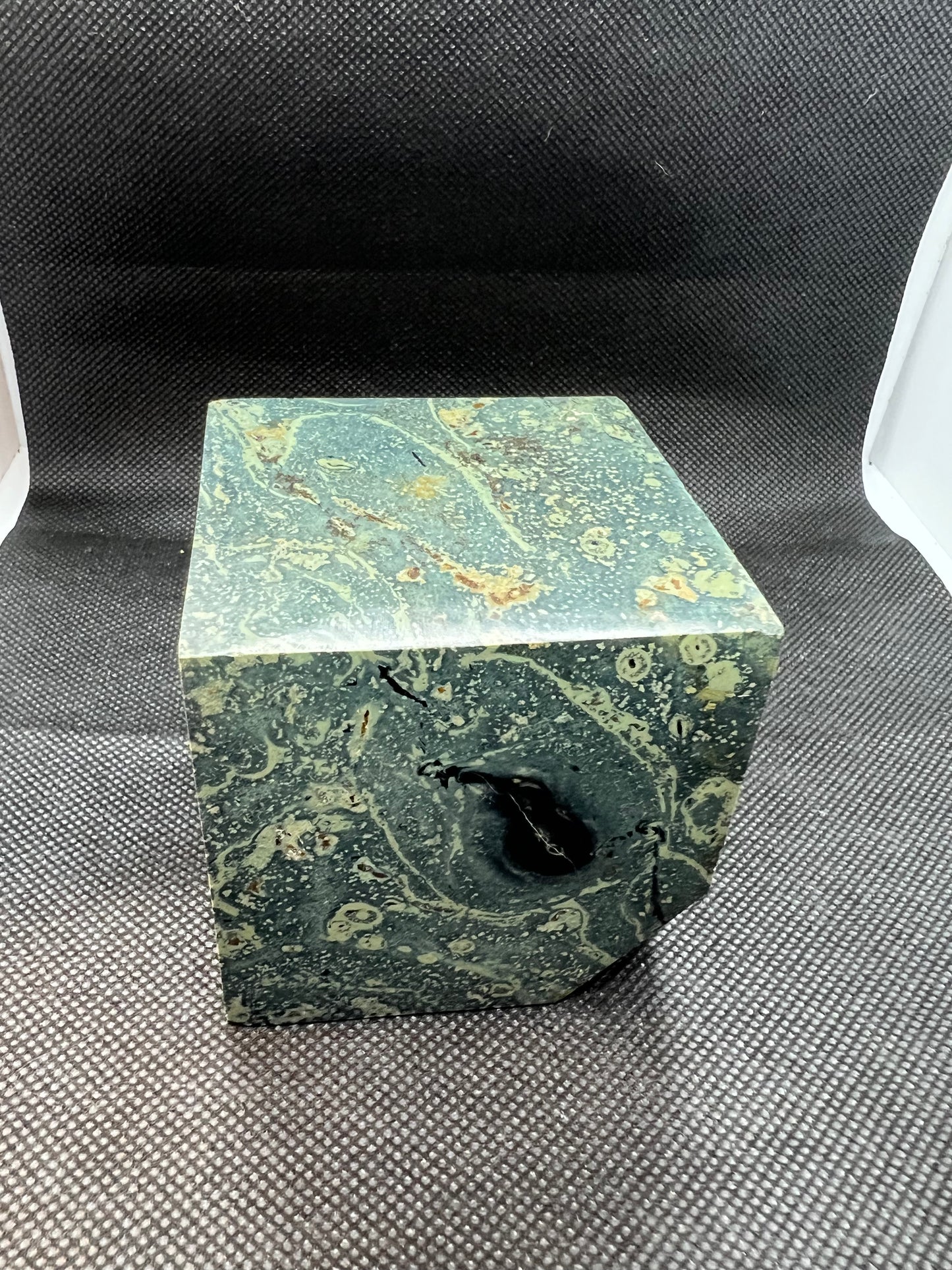 Kambaba Jasper “Crocodile Jasper” Cube