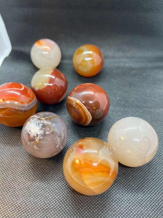 Mixed Agate Spheres