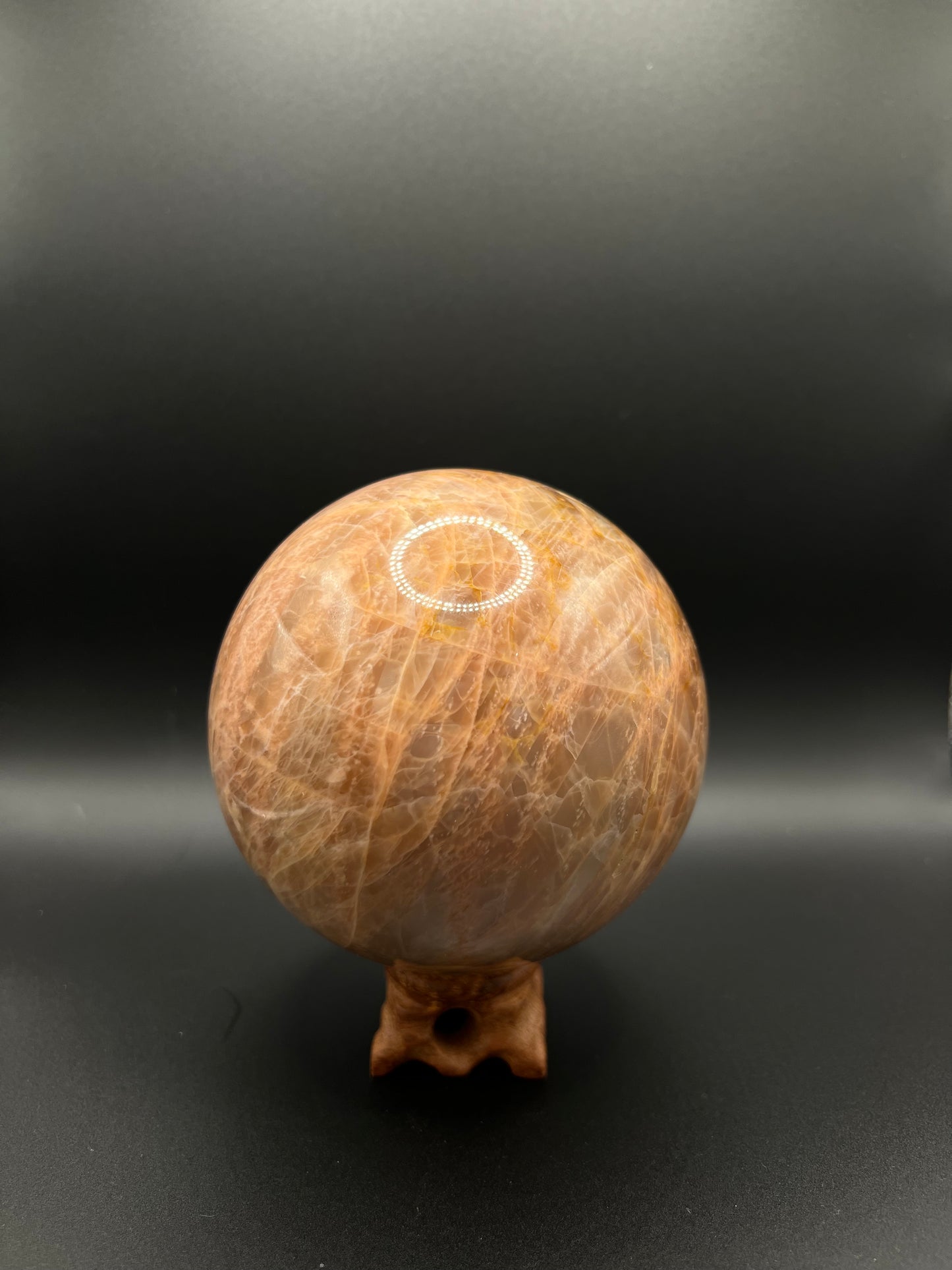 Peach Moonstone Sphere