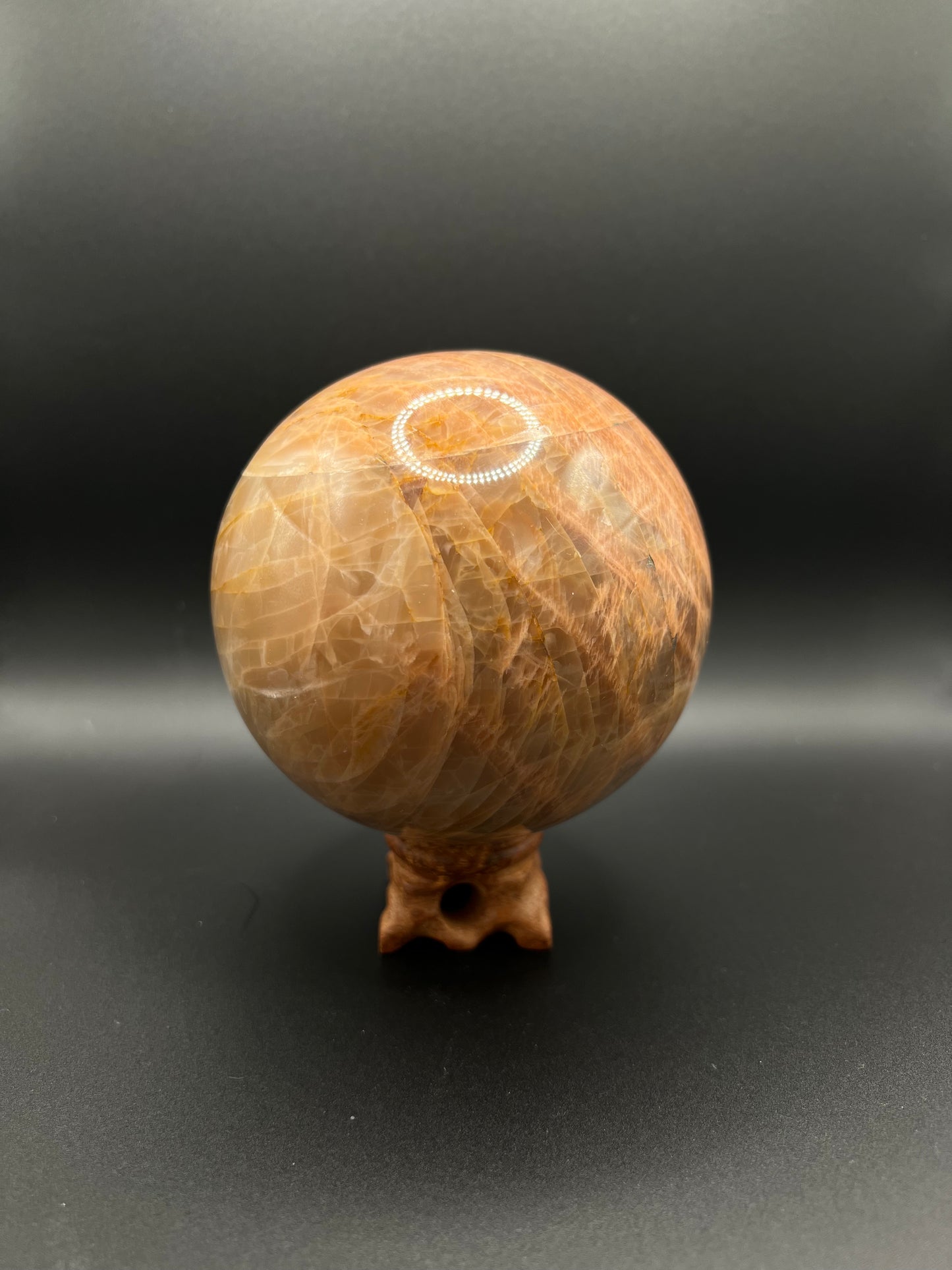 Peach Moonstone Sphere